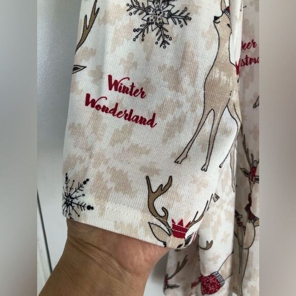 ALFRED DUNNER WOMEN'S TOPS SIZE 3XSLIP NECK "OH DEER IT'S CHRISTMAS" PULLOVER - Picture 7 of 7